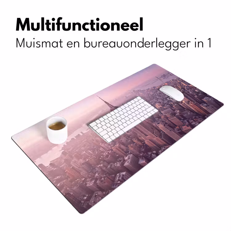 Bureau onderlegger - Stad - Gebouw - Roze — 7