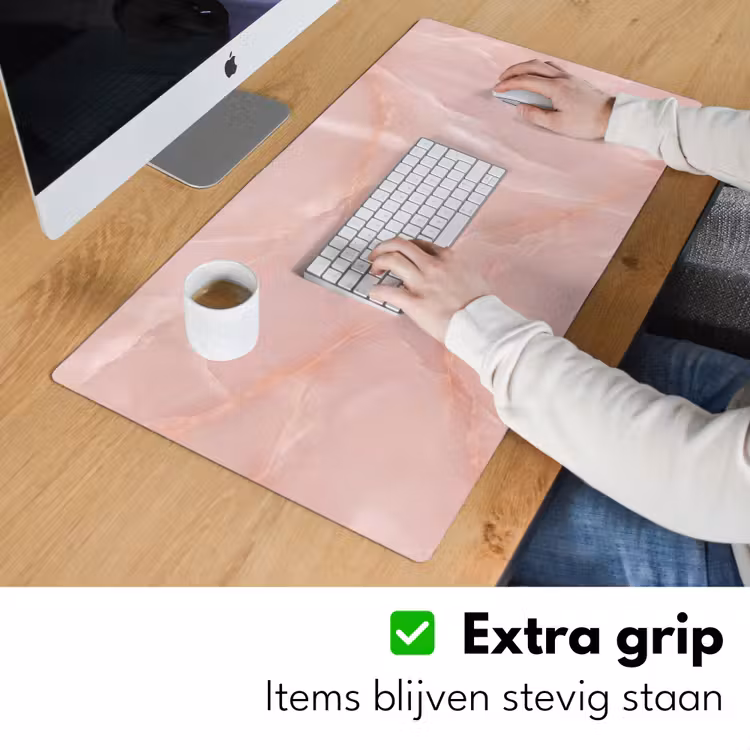 Bureau onderlegger - Textuur - Roze - Patroon — 6