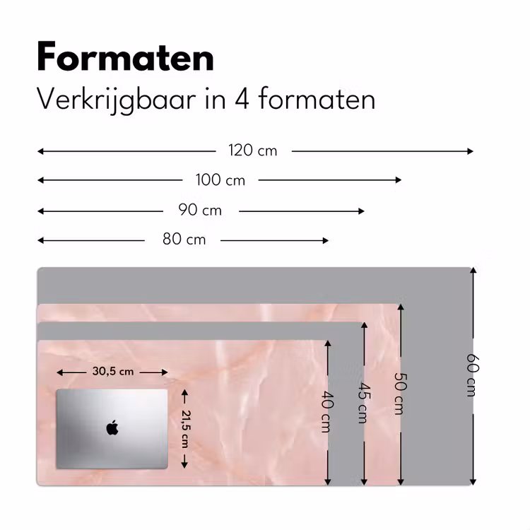 Bureau onderlegger - Textuur - Roze - Patroon — 8