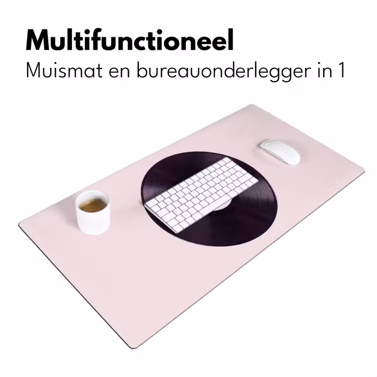 Bureau onderlegger - Vinylplaat - Muziek - Groen — 7