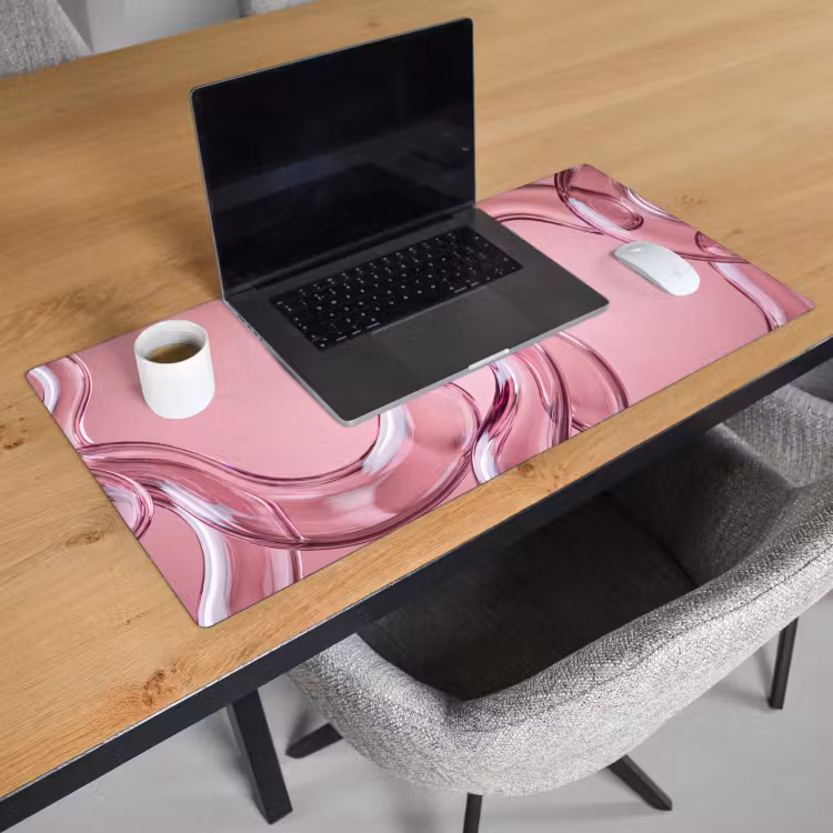 Bureau onderlegger - Vorm - Abstract - Roze — 3