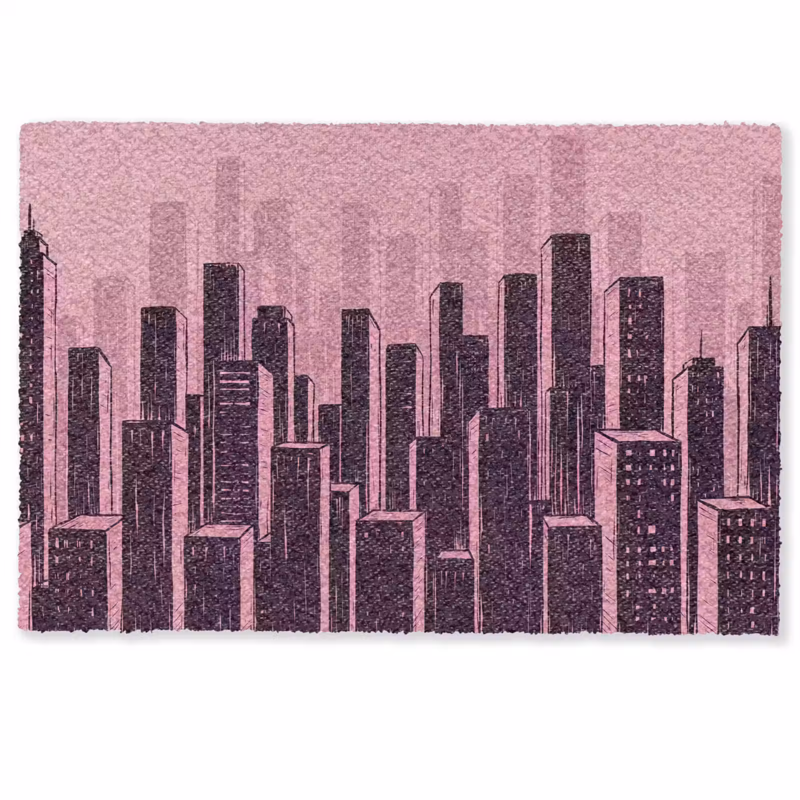 Deurmat - Stad - Abstract - Roze — 1