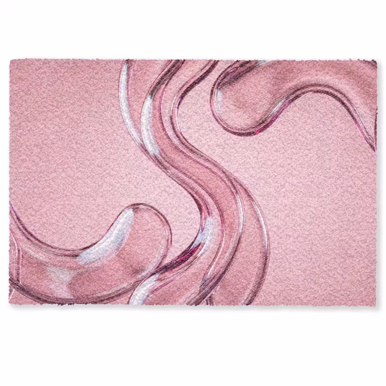 Deurmat - Vorm - Abstract - Roze — 1