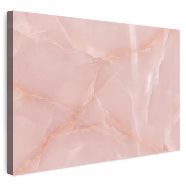 Canvas schilderij - Textuur - Roze - Patroon — 1