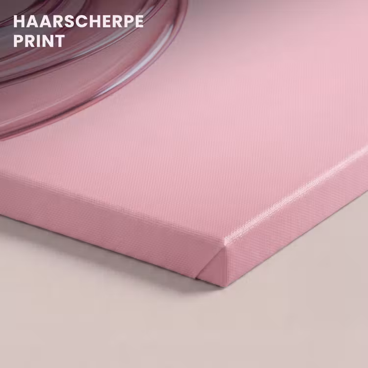 Canvas schilderij - Vorm - Abstract - Roze — 5