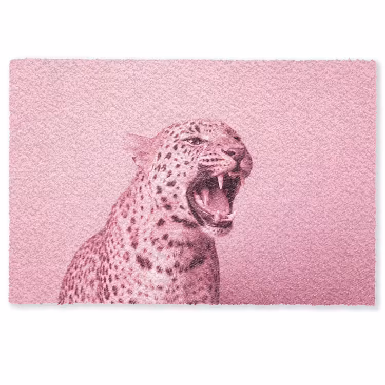 Deurmat - Roze kat - Modern — 1