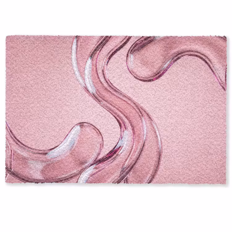 Deurmat - Vorm - Abstract - Roze — 1
