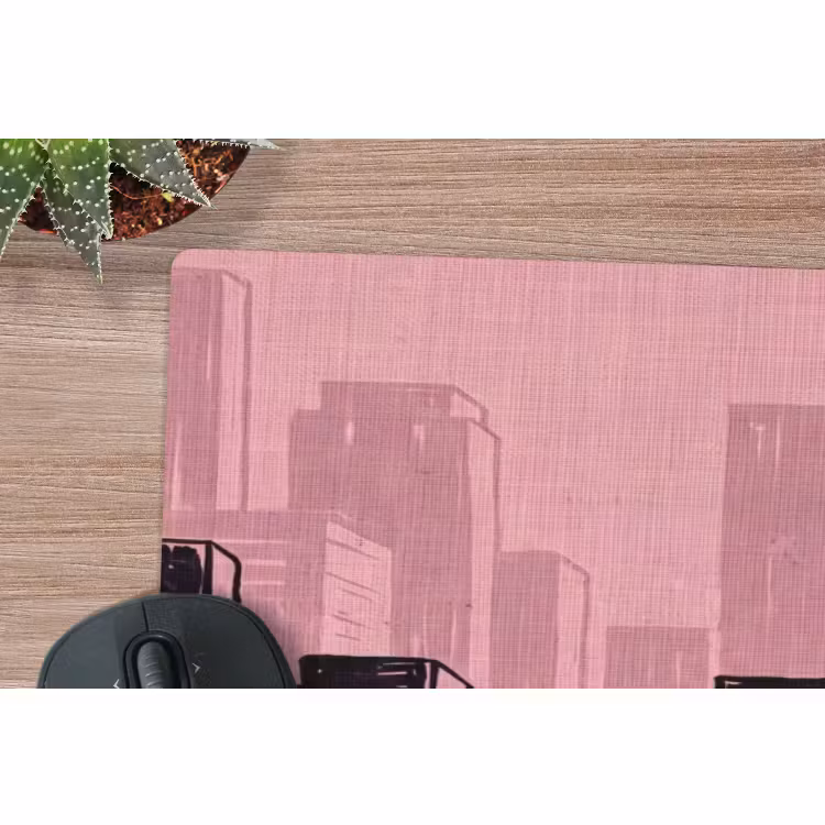 Muismat - Stad - Abstract - Roze — 5