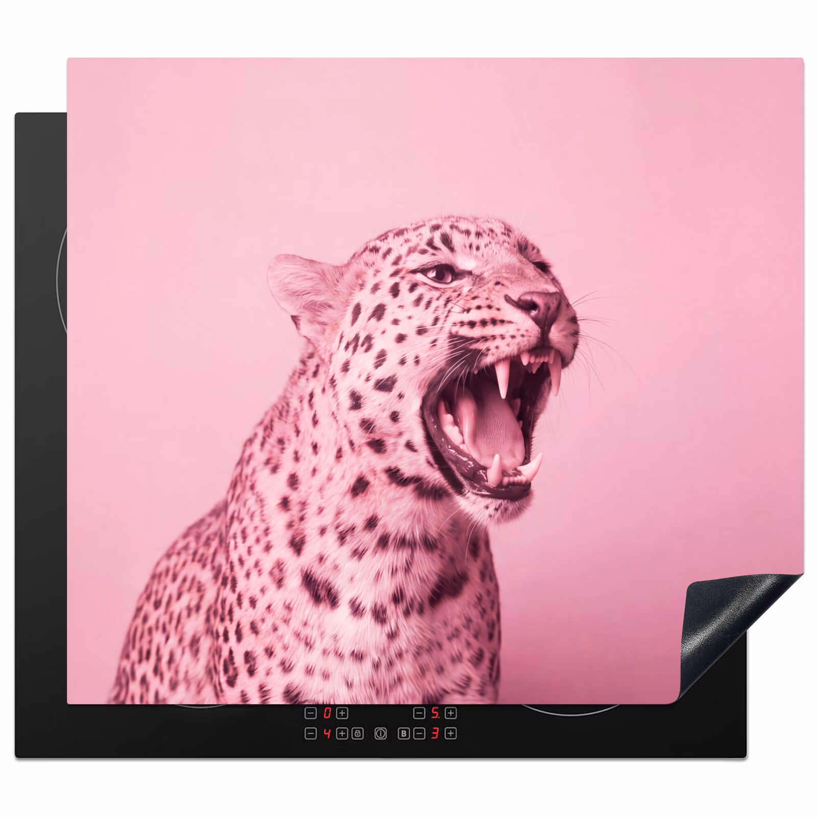 Inductie beschermer - Roze kat - Modern — 1