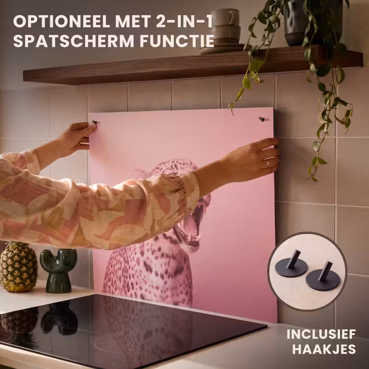 Inductie beschermer - Roze kat - Modern — 10