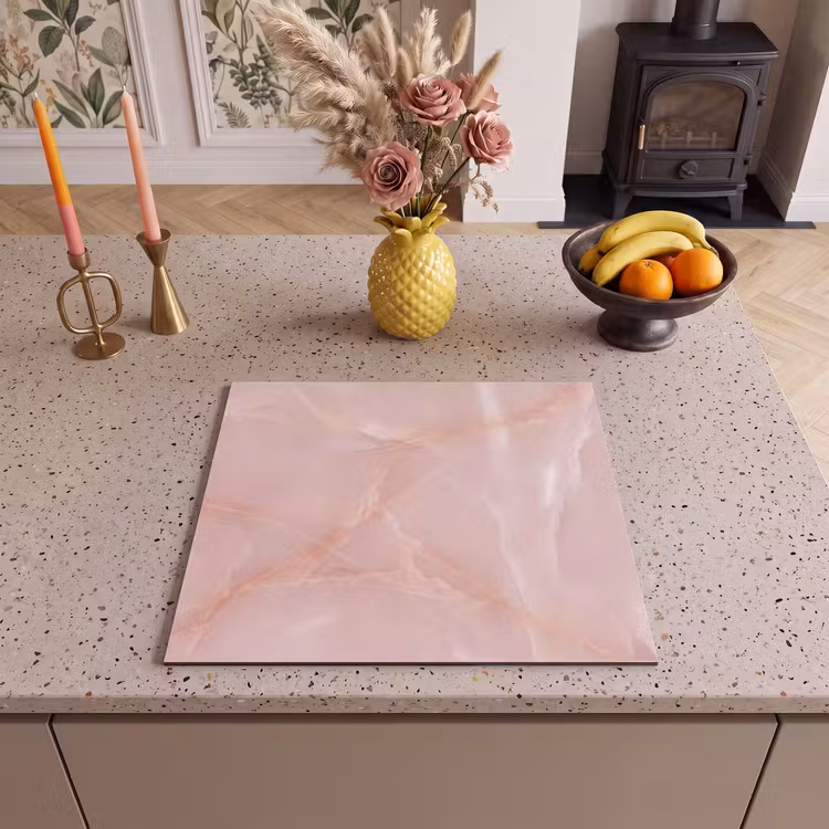 Inductie beschermer - Textuur - Roze - Patroon — 2