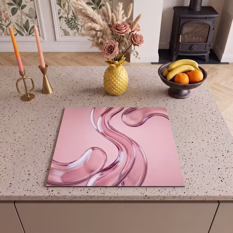 Inductie beschermer - Vorm - Abstract - Roze — 2