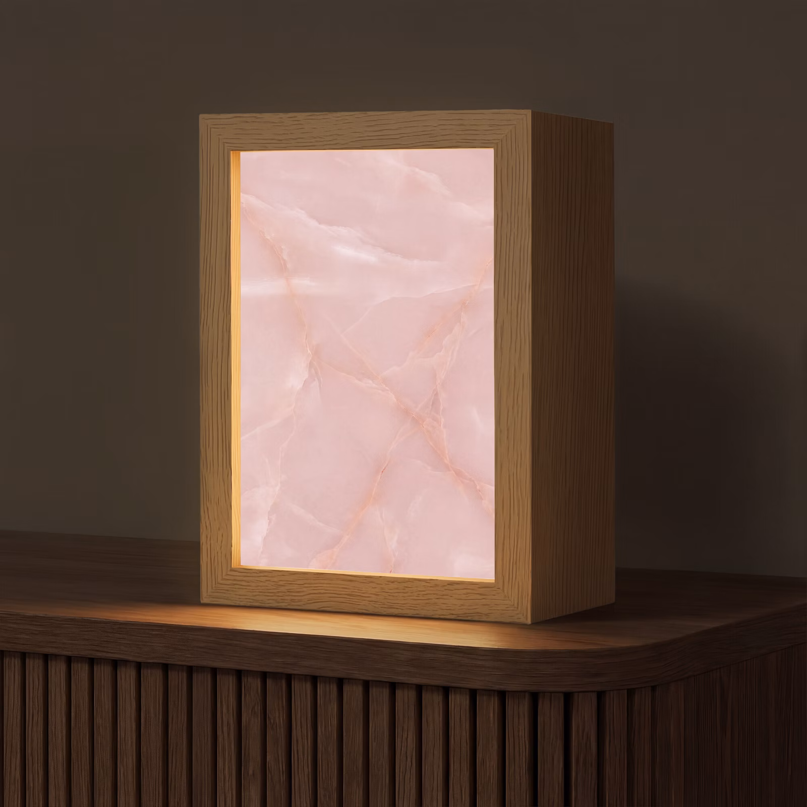 Gepersonaliseerde Lightbox - Textuur - Roze - Patroon — 1