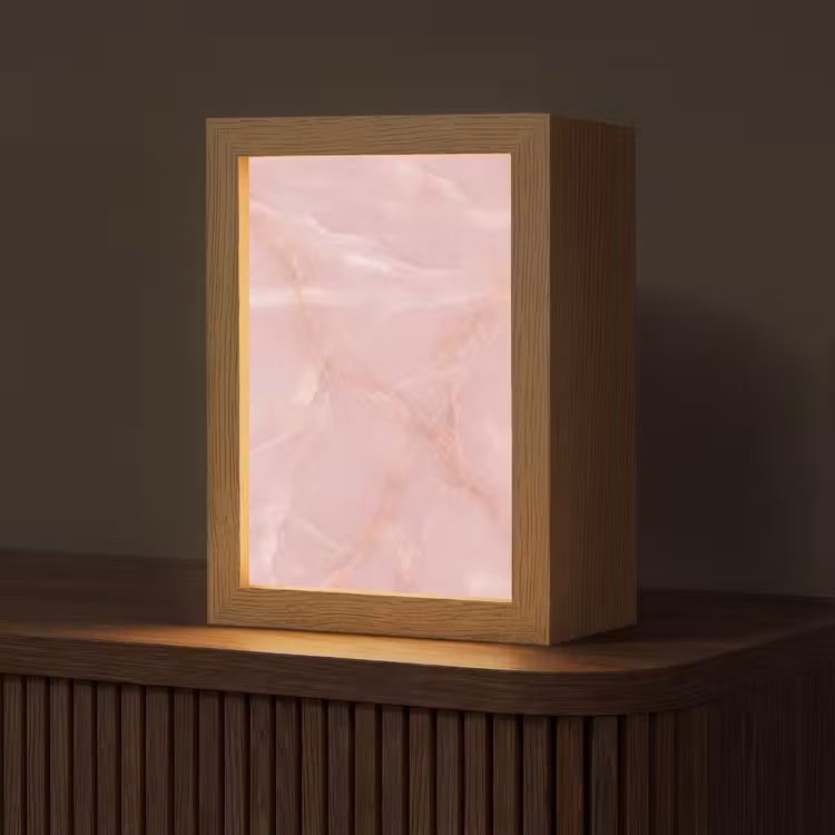 Gepersonaliseerde Lightbox - Textuur - Roze - Patroon — 1