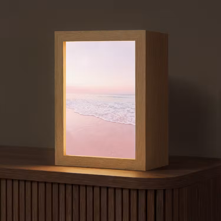 Gepersonaliseerde Lightbox - Water - Golven - Natuur — 1