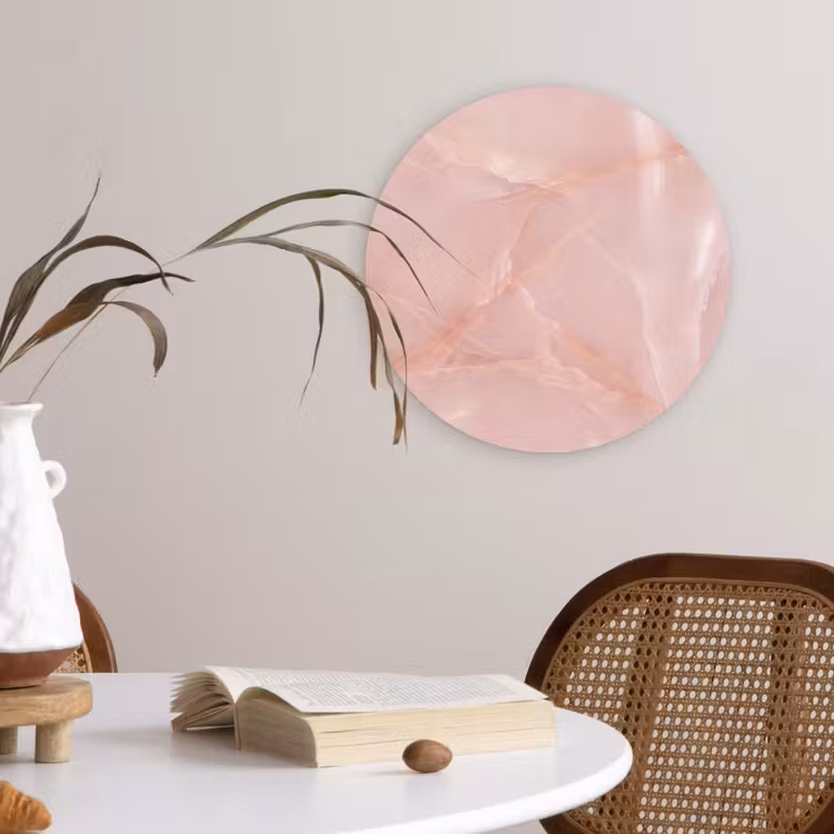 Muurcirkel - Textuur - Roze - Patroon — 4