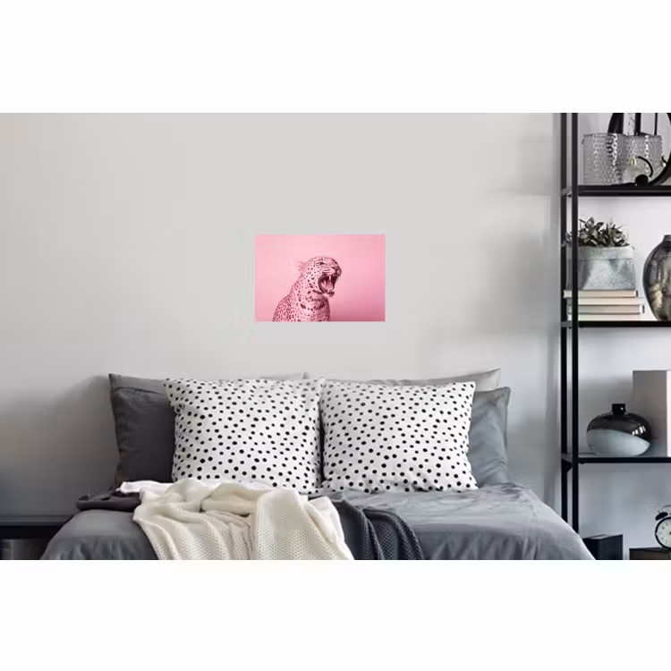 Muursticker - Roze kat - Modern — 5