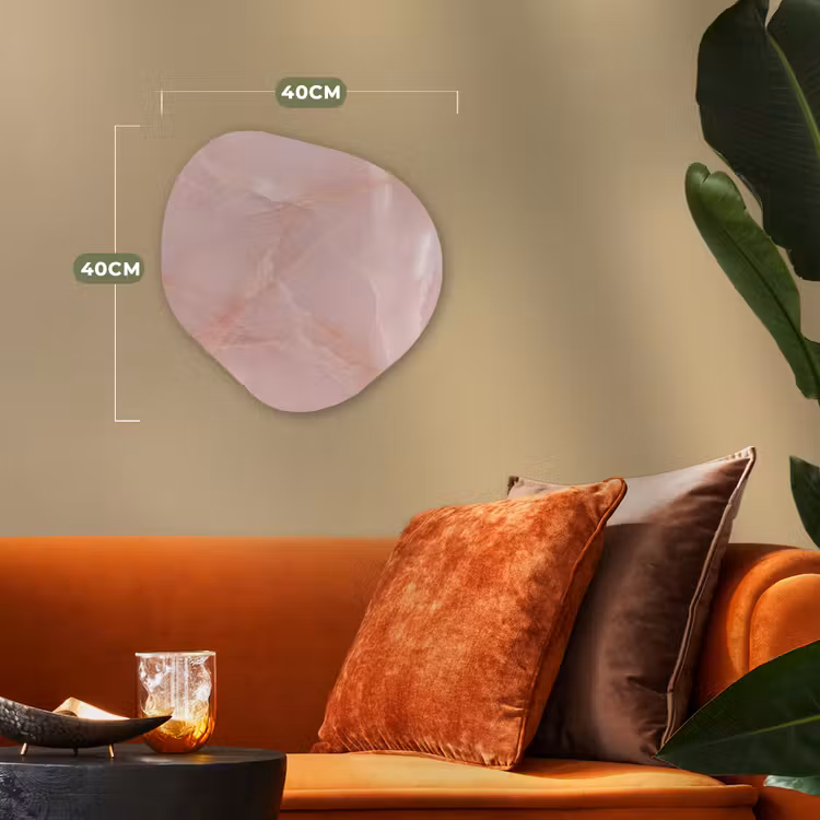 Organisch schilderij - Forex - Textuur - Roze - Patroon — 4