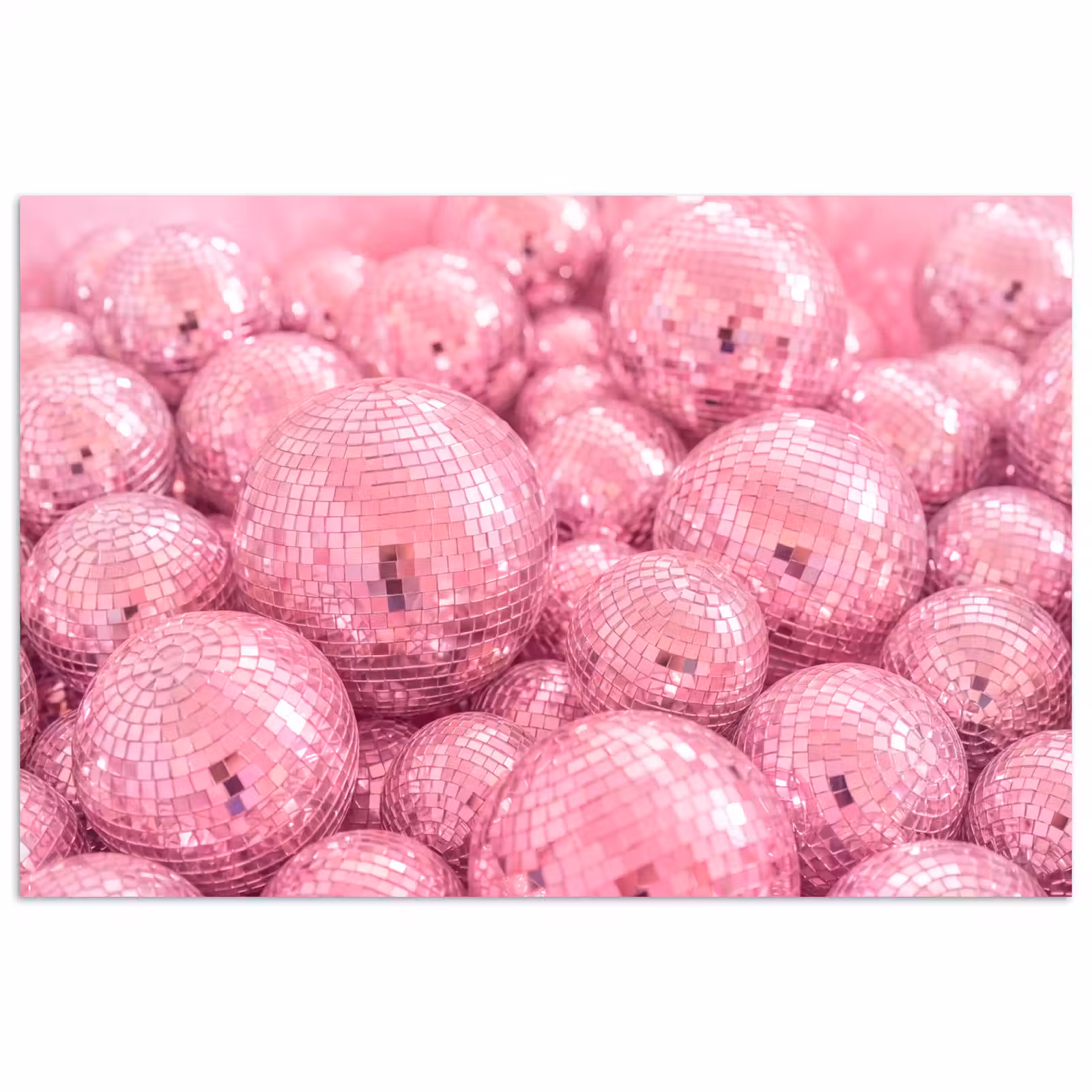 Poster - Roze disco ballen — 1