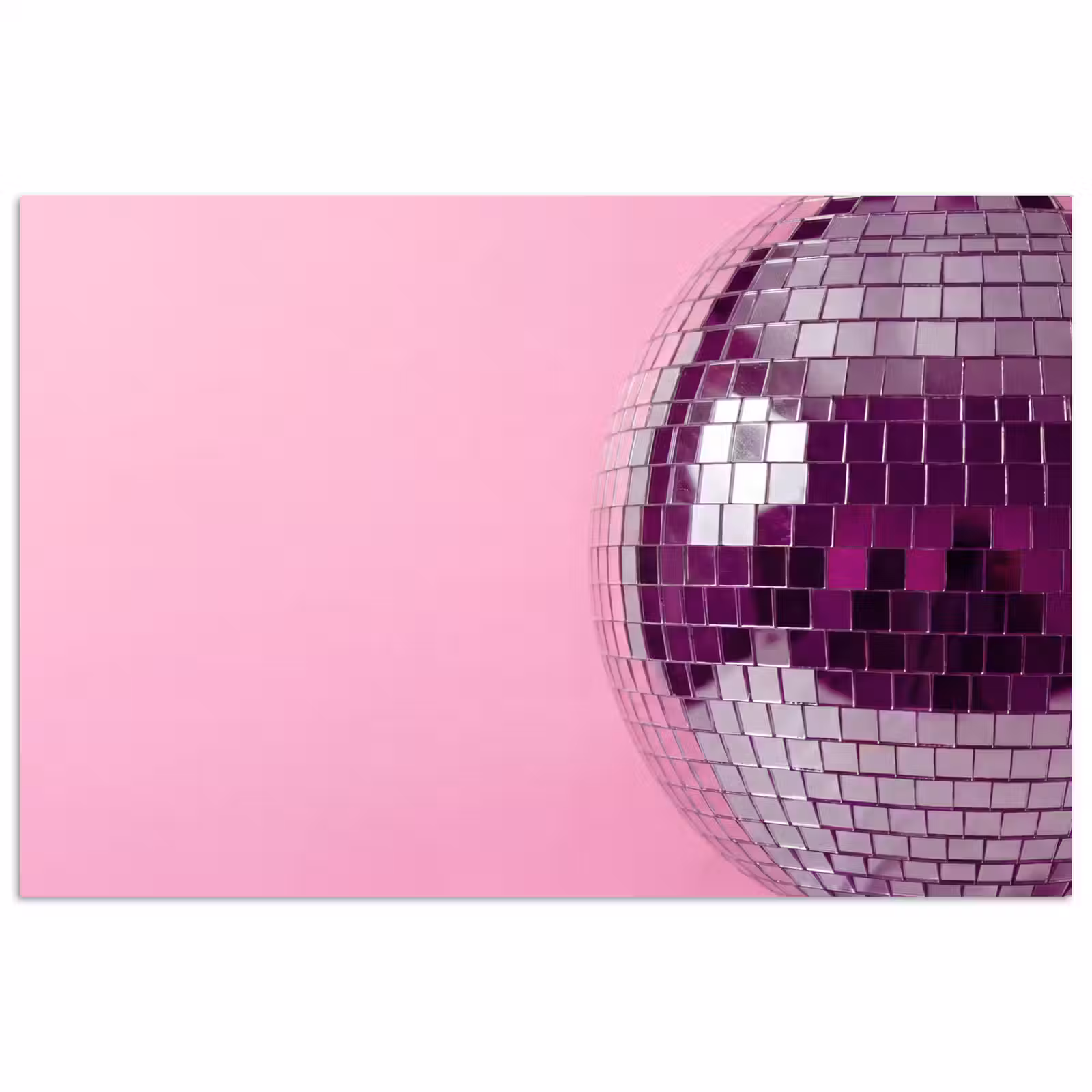 Poster - Spiegelbal - Zilver - Modern — 1