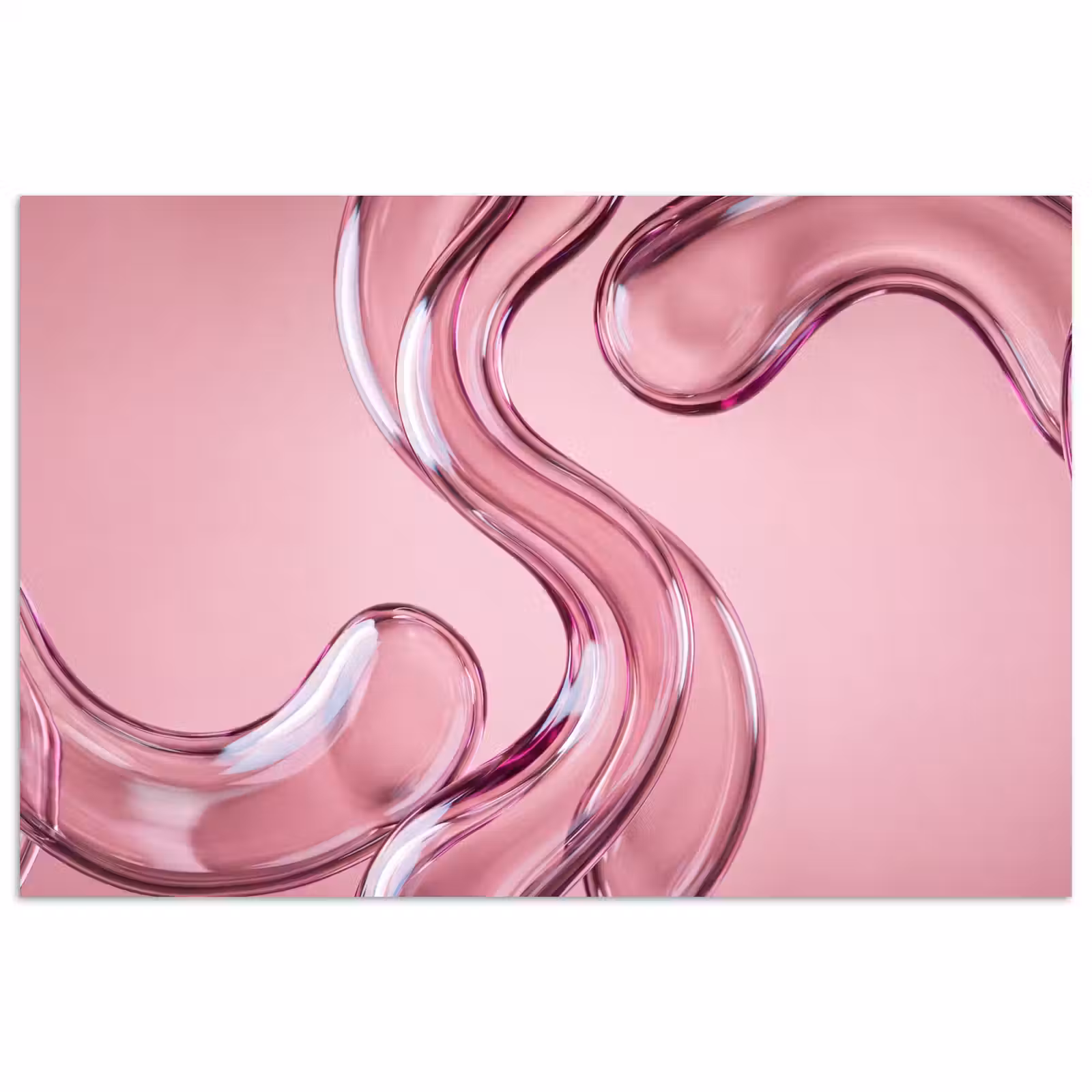 Poster - Vorm - Abstract - Roze — 1