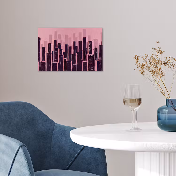Poster - Stad - Abstract - Roze — 4
