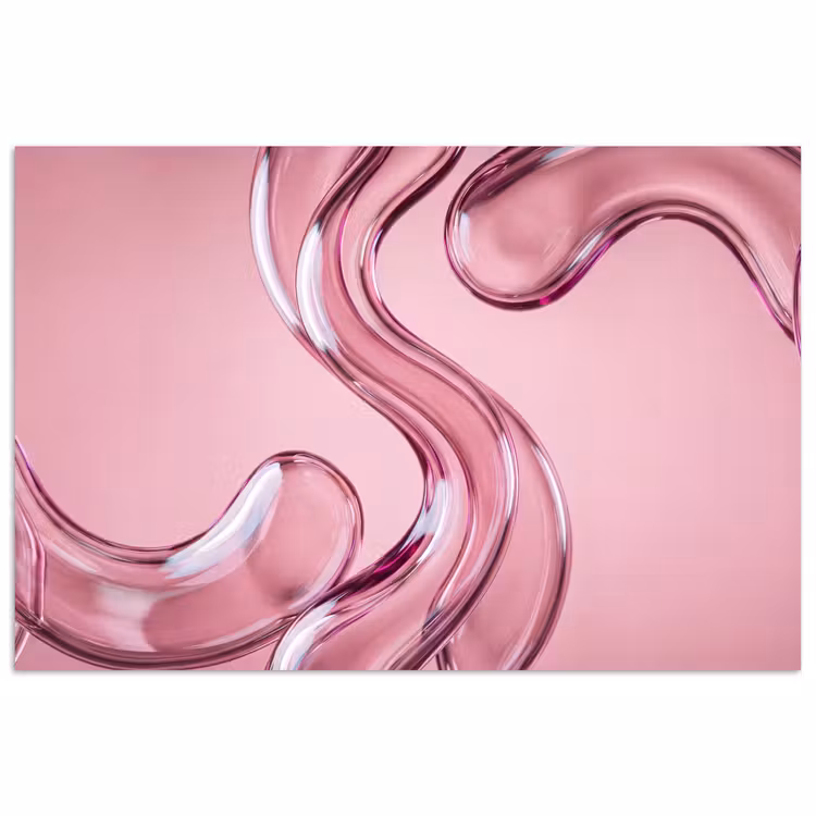 Poster - Vorm - Abstract - Roze — 1