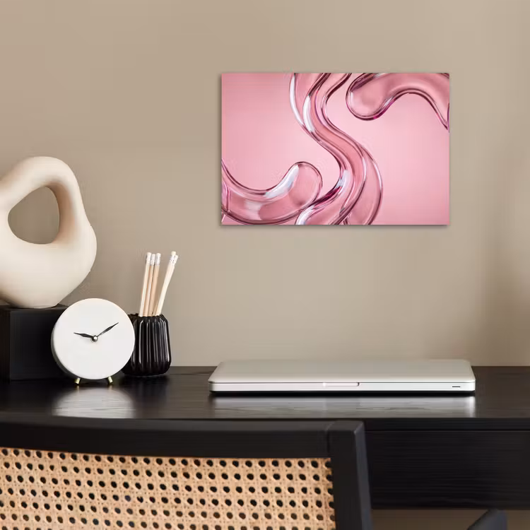 Poster - Vorm - Abstract - Roze — 2