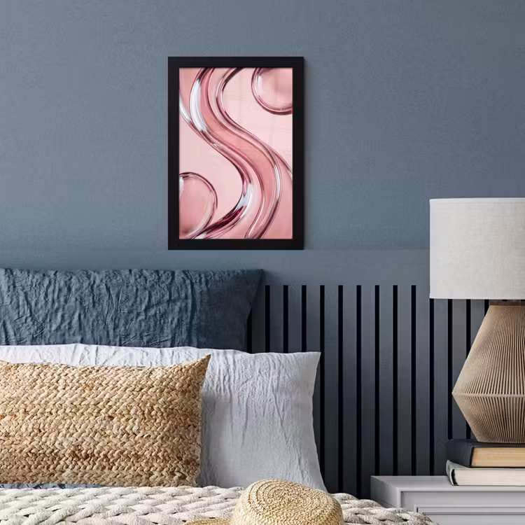 Poster met lijst - Vorm - Abstract - Roze — 3