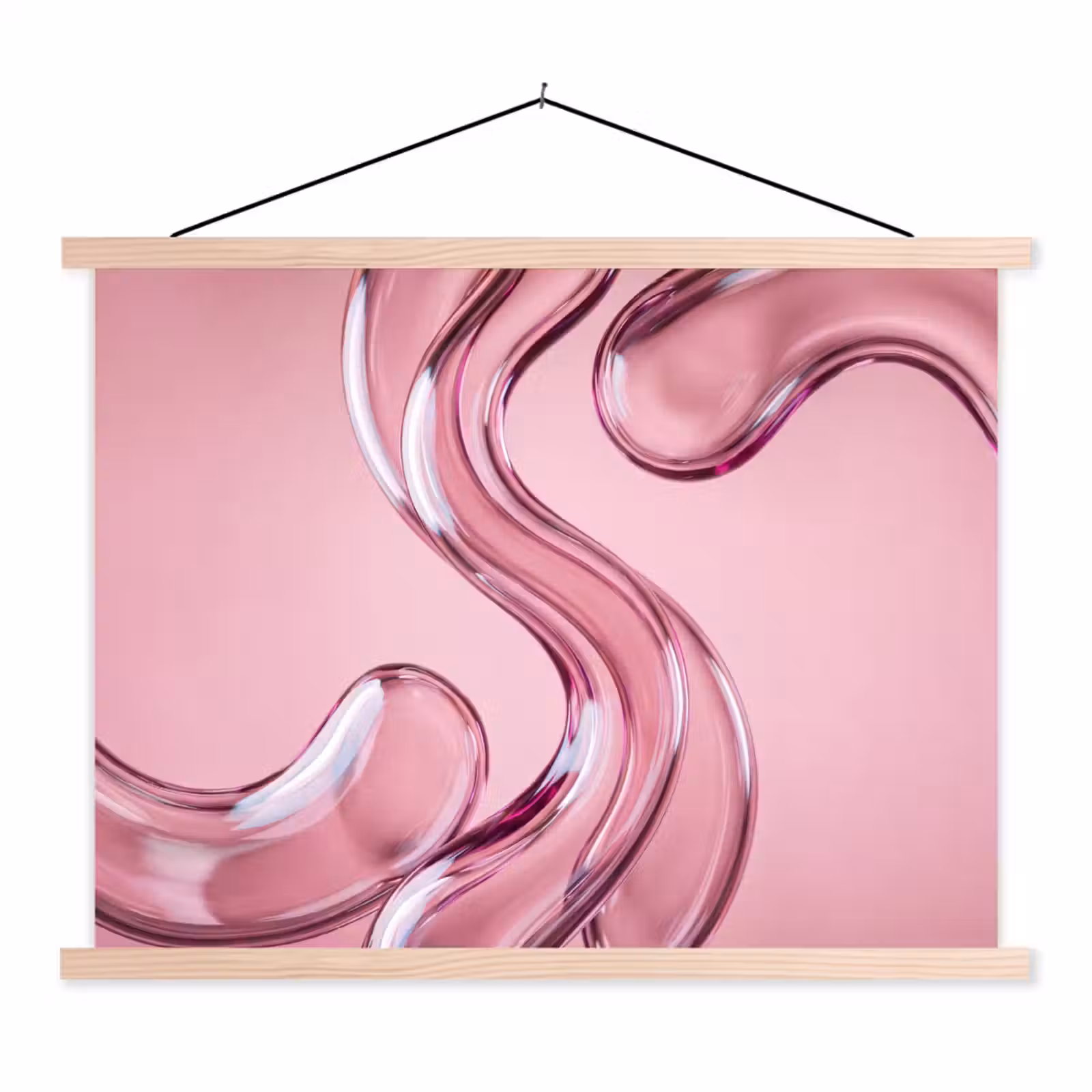 Schoolplaat - Vorm - Abstract - Roze — 1