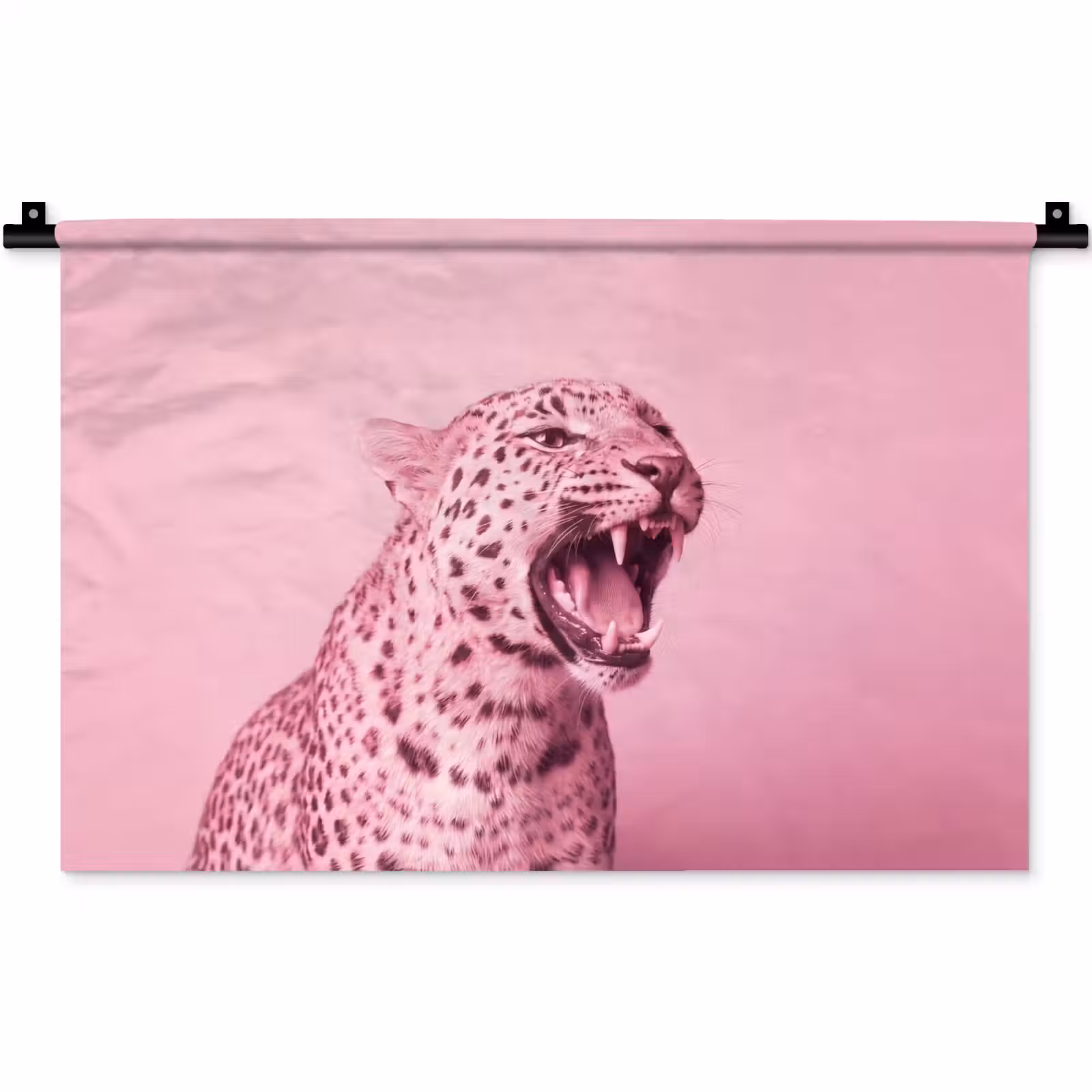 Wandkleed - Roze kat - Modern — 1