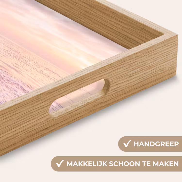 Dienblad - Strand - Zonsondergang - Roze — 5