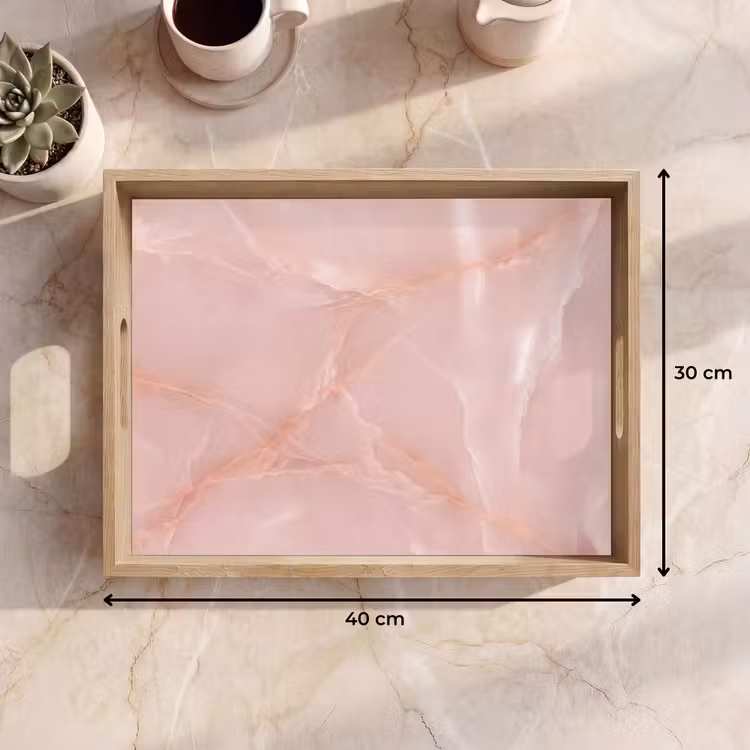 Dienblad - Textuur - Roze - Patroon — 9