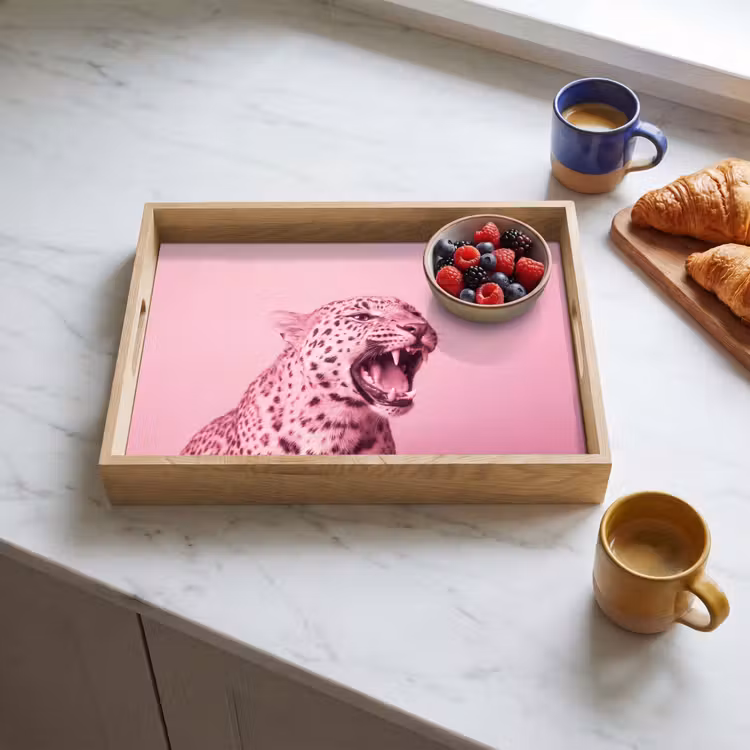 Dienblad - Roze kat - Modern — 4