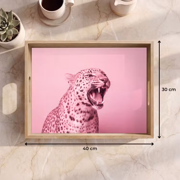 Dienblad - Roze kat - Modern — 9