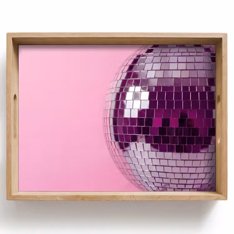 Dienblad - Spiegelbal - Zilver - Modern — 1