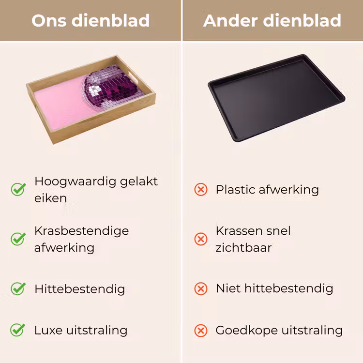 Dienblad - Spiegelbal - Zilver - Modern — 3