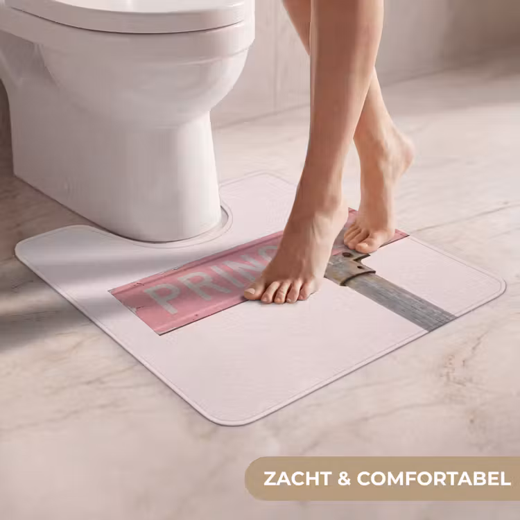 Wc Mat - Roze straatnaambord - Stad — 5
