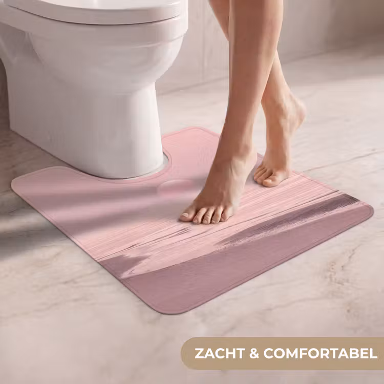 Wc Mat - Roze zonsondergang - Strand — 5
