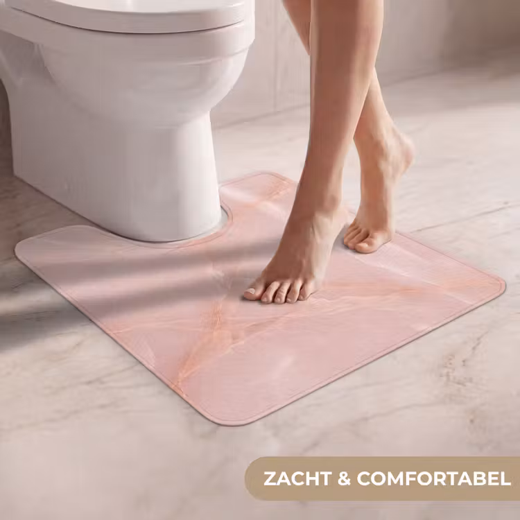 Wc Mat - Textuur - Roze - Patroon — 5