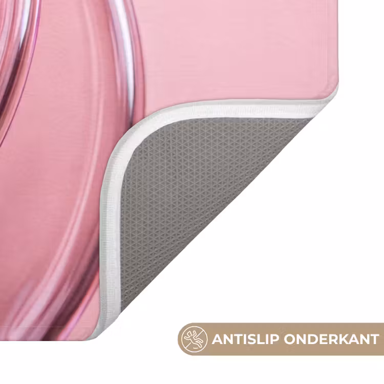 Wc Mat - Vorm - Abstract - Roze — 4
