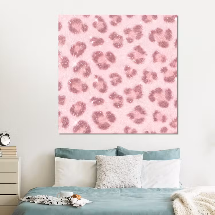 Forex - Roze dierenprint - Glitter — 2