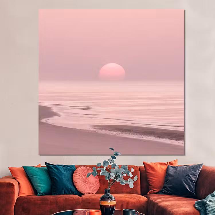 Forex - Roze zonsondergang - Strand — 3
