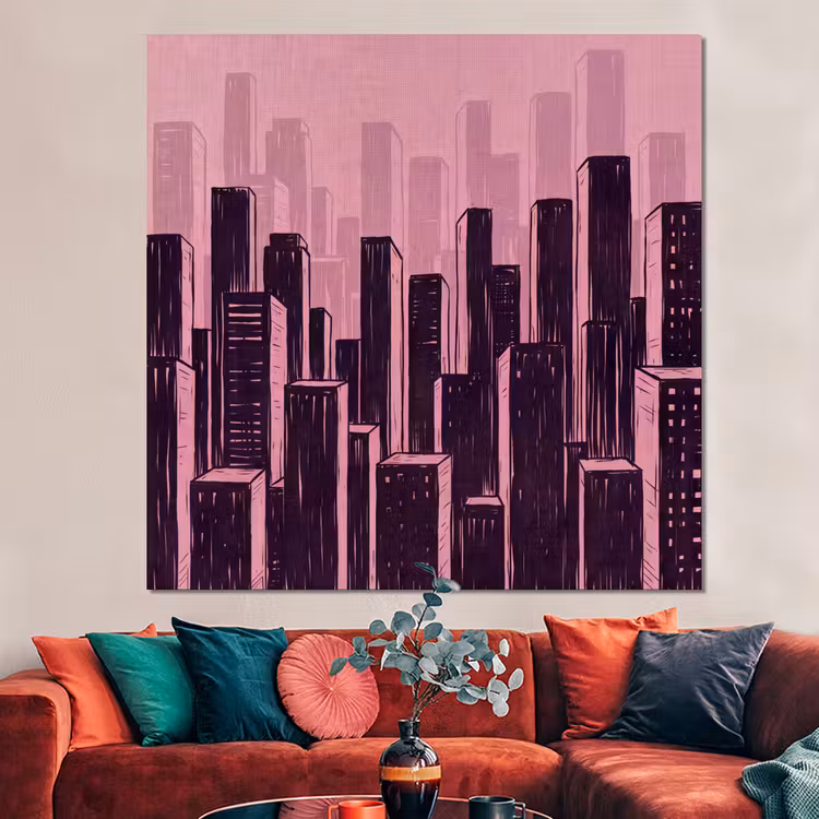 Forex - Stad - Abstract - Roze — 3