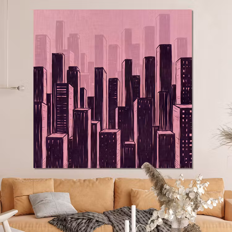 Forex - Stad - Abstract - Roze — 4
