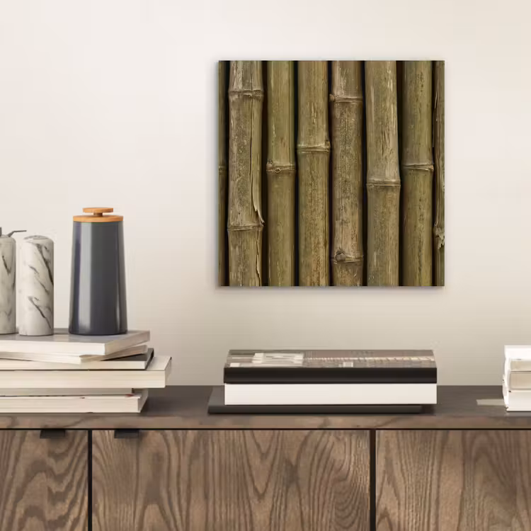 Aluminium schilderij - Bamboe - Stengels - Natuur — 2