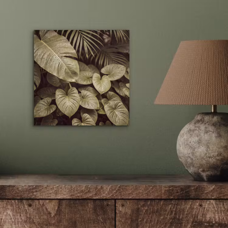 Aluminium schilderij - Groene bladeren - Natuur — 3
