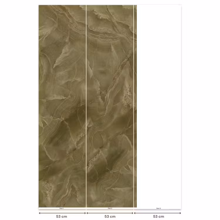 Behang - Marmer - Groen - Abstract β 6