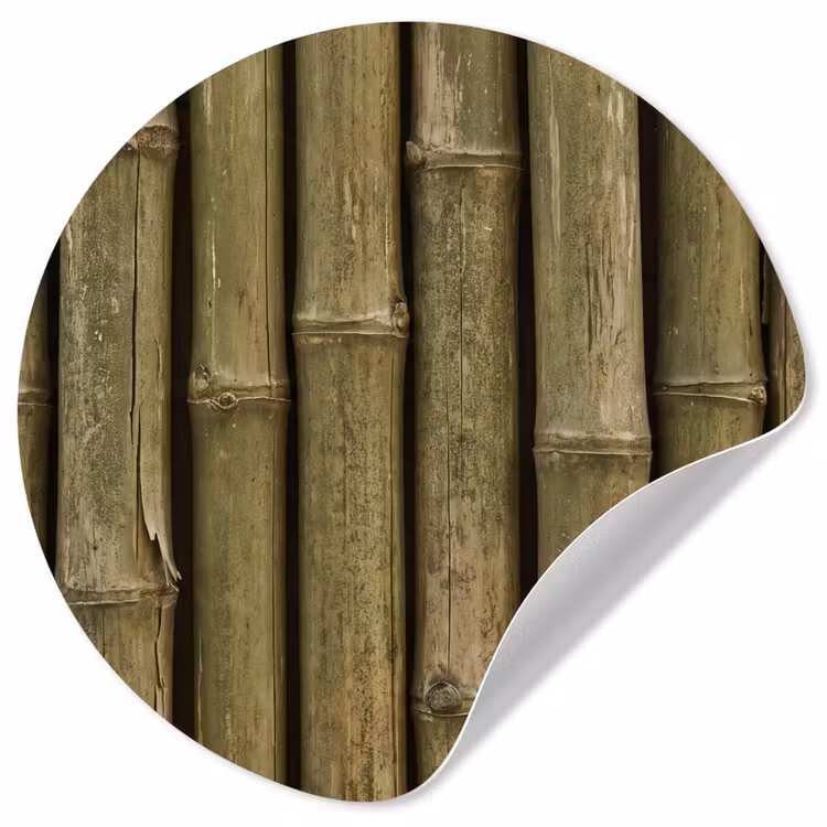 Behangcirkel - Bamboe - Stengels - Natuur — 1
