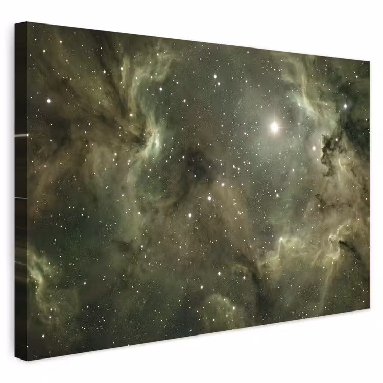 Buiten canvas - Nevel - Sterren - Ruimte — 1
